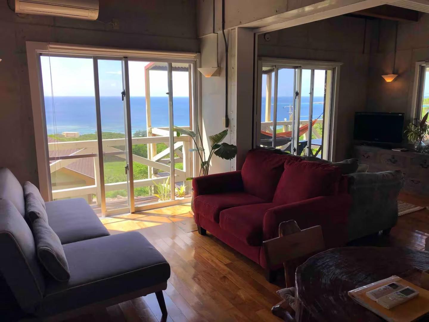 Panorama Ocean View Cottage Motobu Exteriér fotografie
